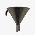 Stainless Steel Industrial Funnel with a Side Handle