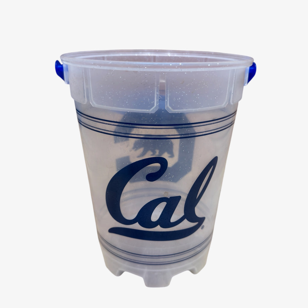 Cal Plastic Drink Ice Bucket with Blue Handle