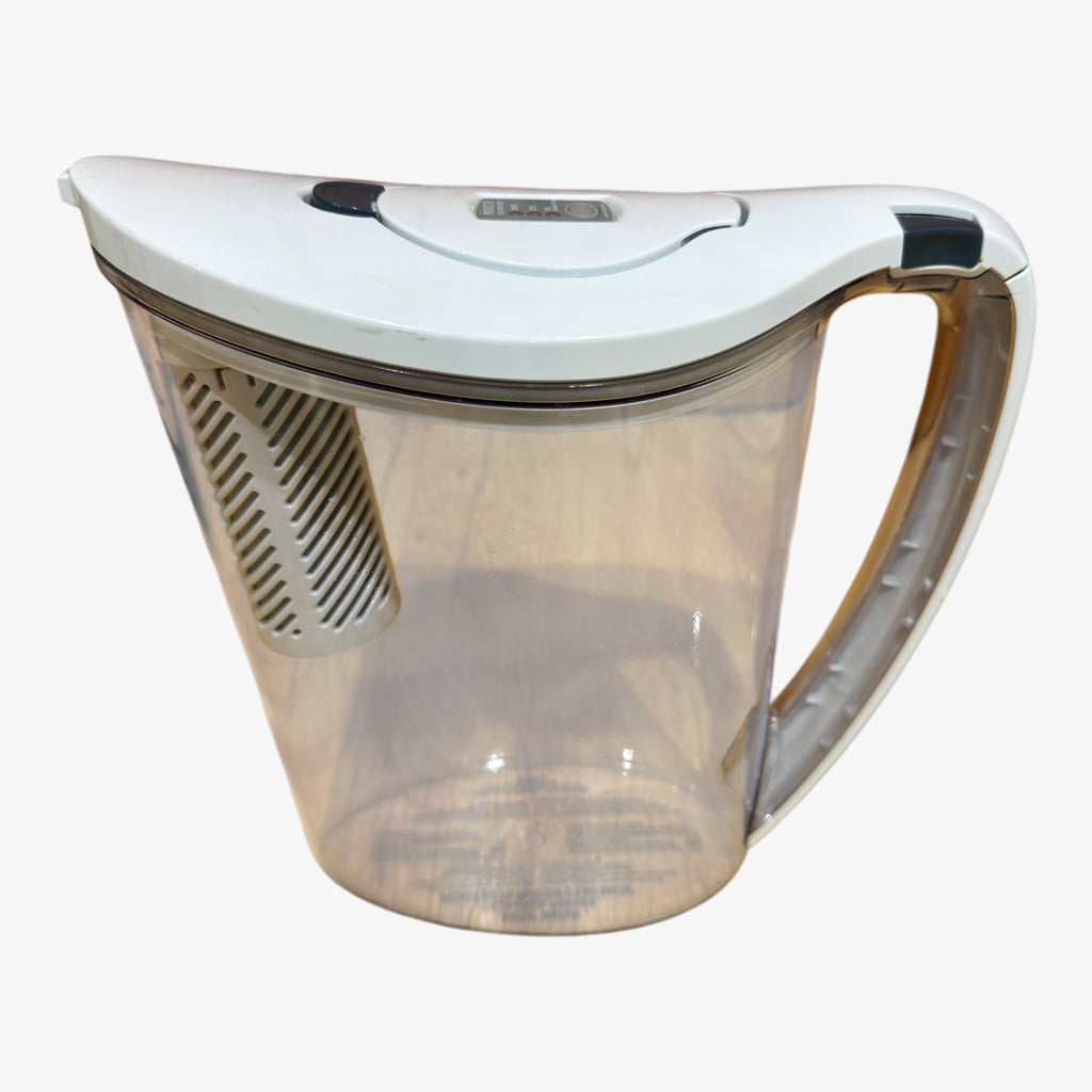 Brita Stream Hydro 10-cup Water Filtration Pitcher 11.02"L x 5.43"W x 16.38"H Chalk White