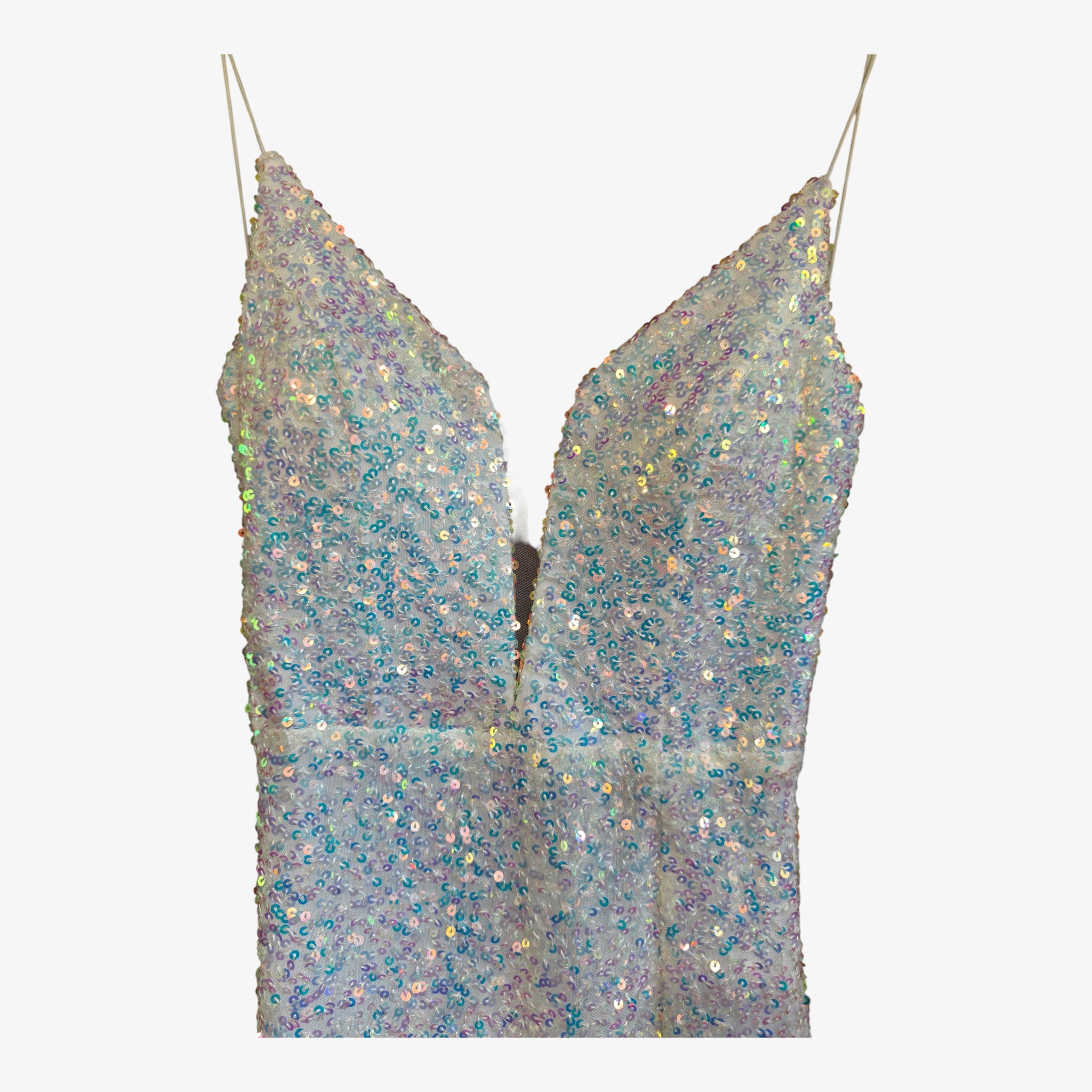 Adeline Formal Sequin Strappy Mermaid Dress from Windsor Size: M