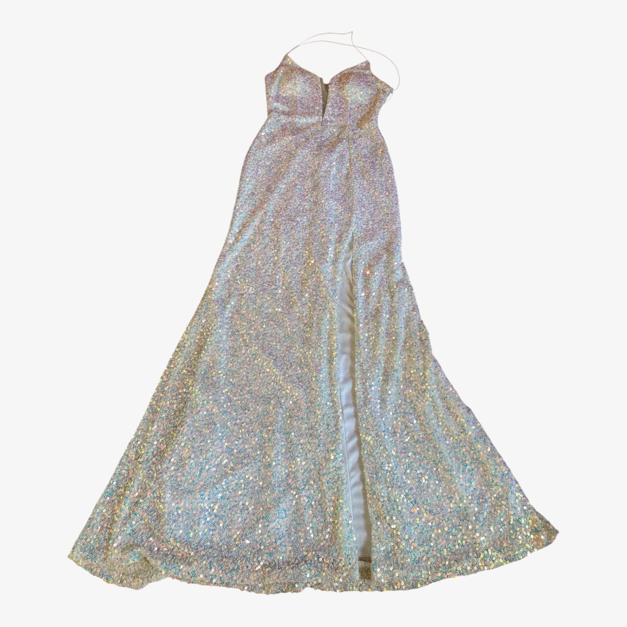 Adeline Formal Sequin Strappy Mermaid Dress from Windsor Size: M