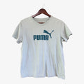 Puma Mens Essential Logo Tee Green Moon Size: M