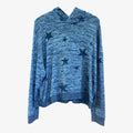 Gap Women's Blue Star Hoodie Sweater Size: L