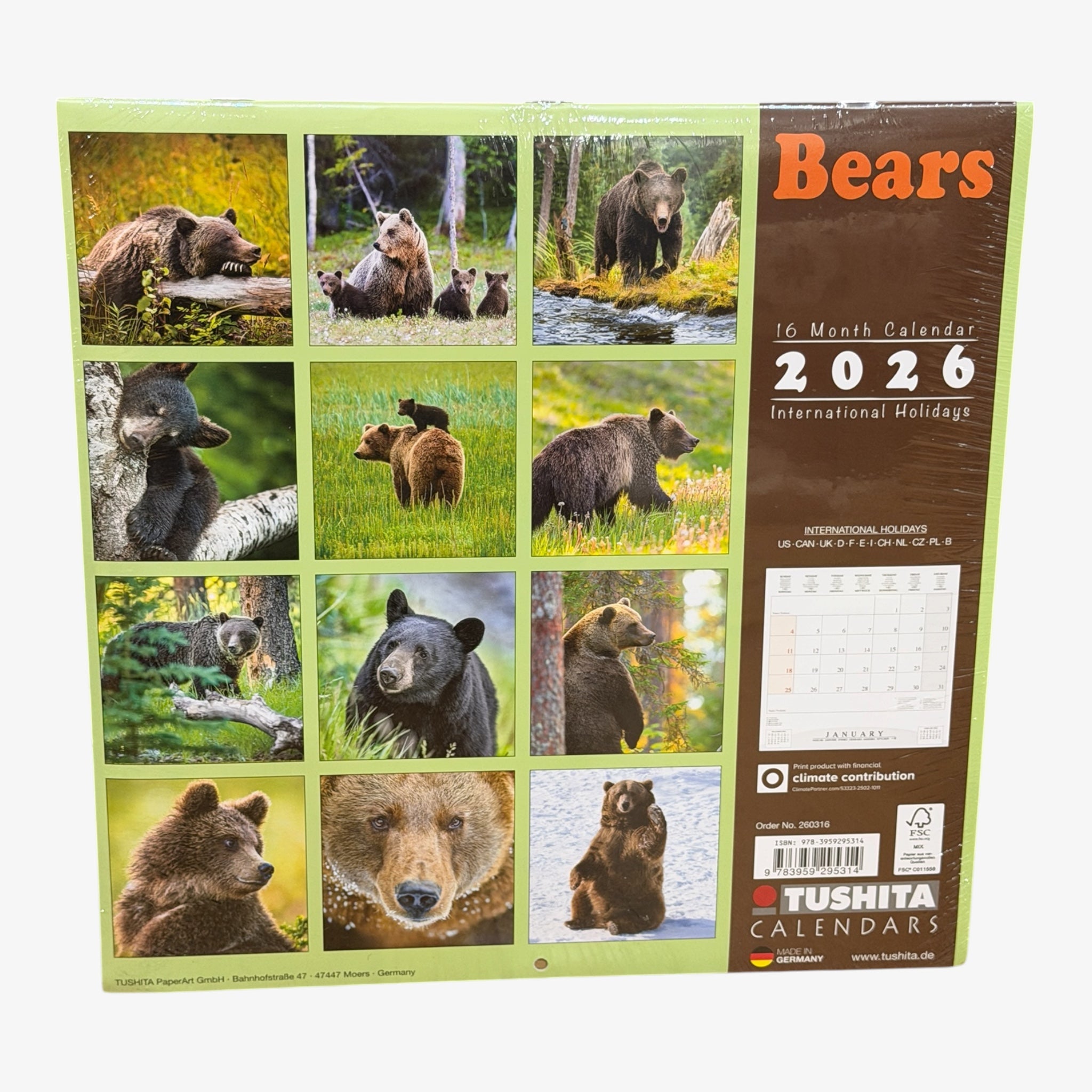 Red Robin 2026 Sheep Monthly Wall Calendar 12" x 12"