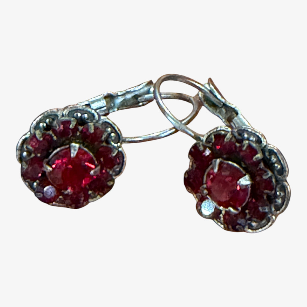 Victorian Style Silver Plated Earrings