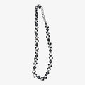 Vintage Black Flower Necklace