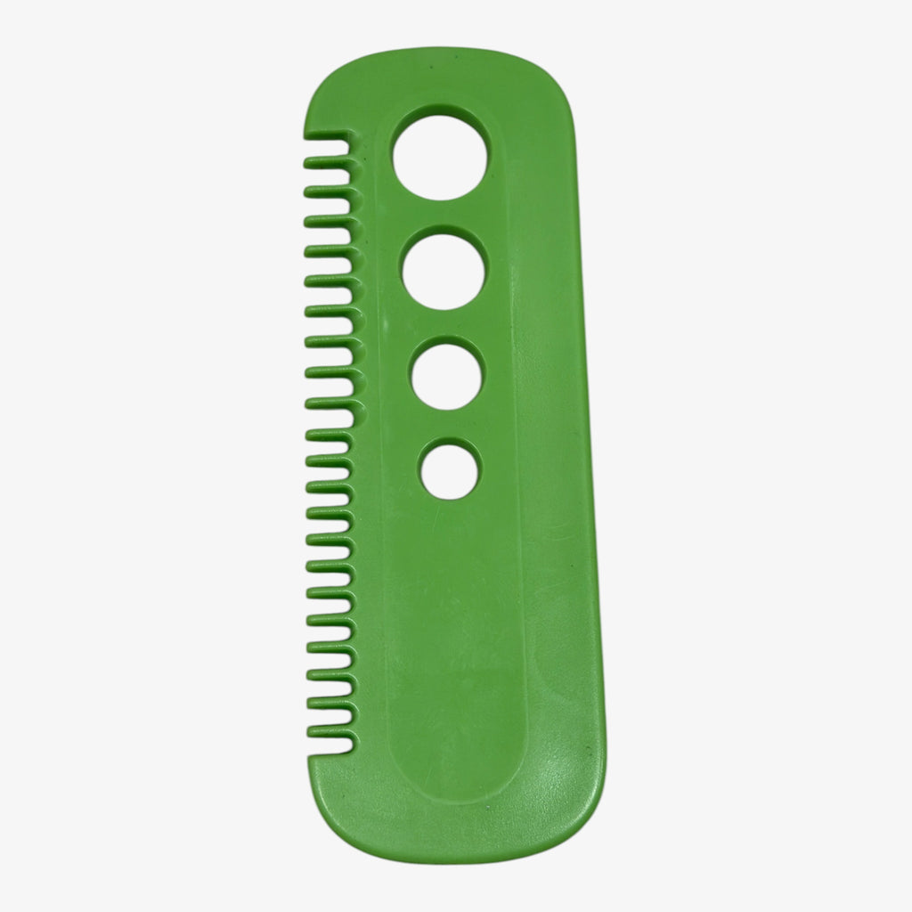 Green Plastic Herb Stripping Tool and Leaf Separator