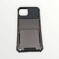 Iphone 13 or Iphone 13 Pro Max Credit Card Case Gunmetal