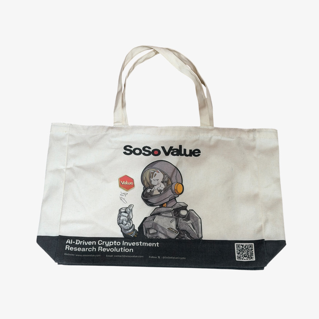 SoSoValue Canvas Tote Bag 22" x 12"