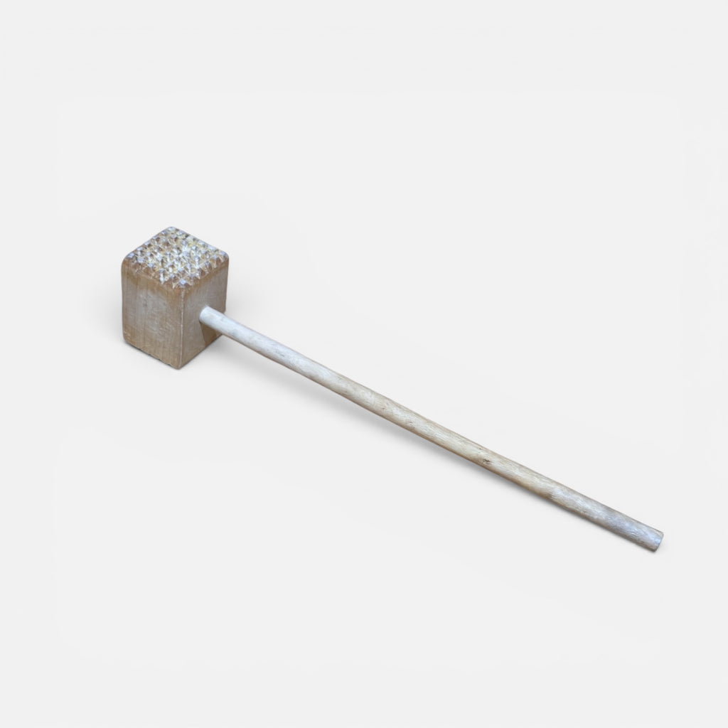 Primitive Wooden Meat Tenderizer Mallet