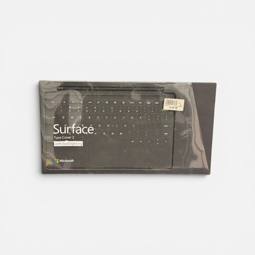 Microsoft Surface Type Cover 2 in Black with Backlighting