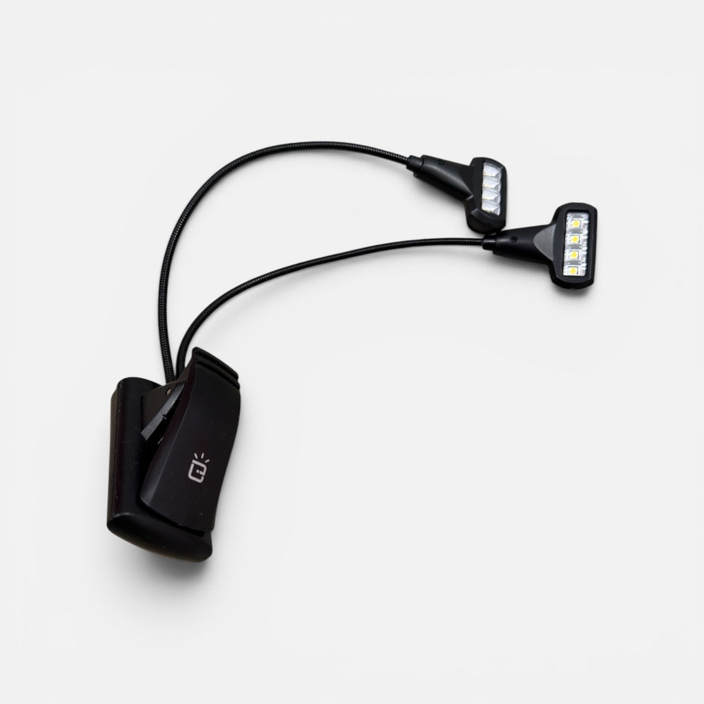 Double-Headed LED Clip-on Music Stand Light