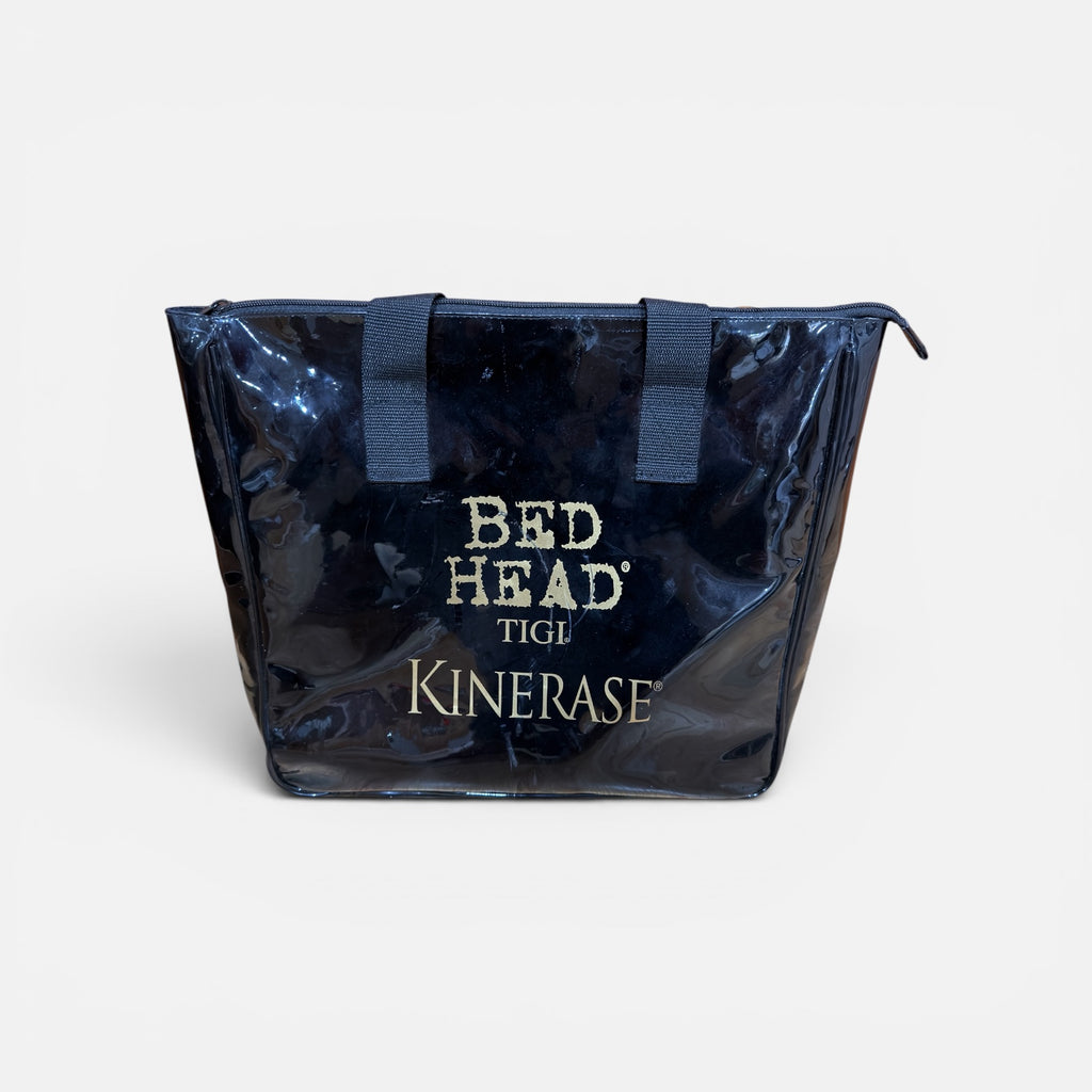 Black 50th Grammy Awards (2008) x Bed Head by TIGI Kinerase Patent Vinyl Tote Bag