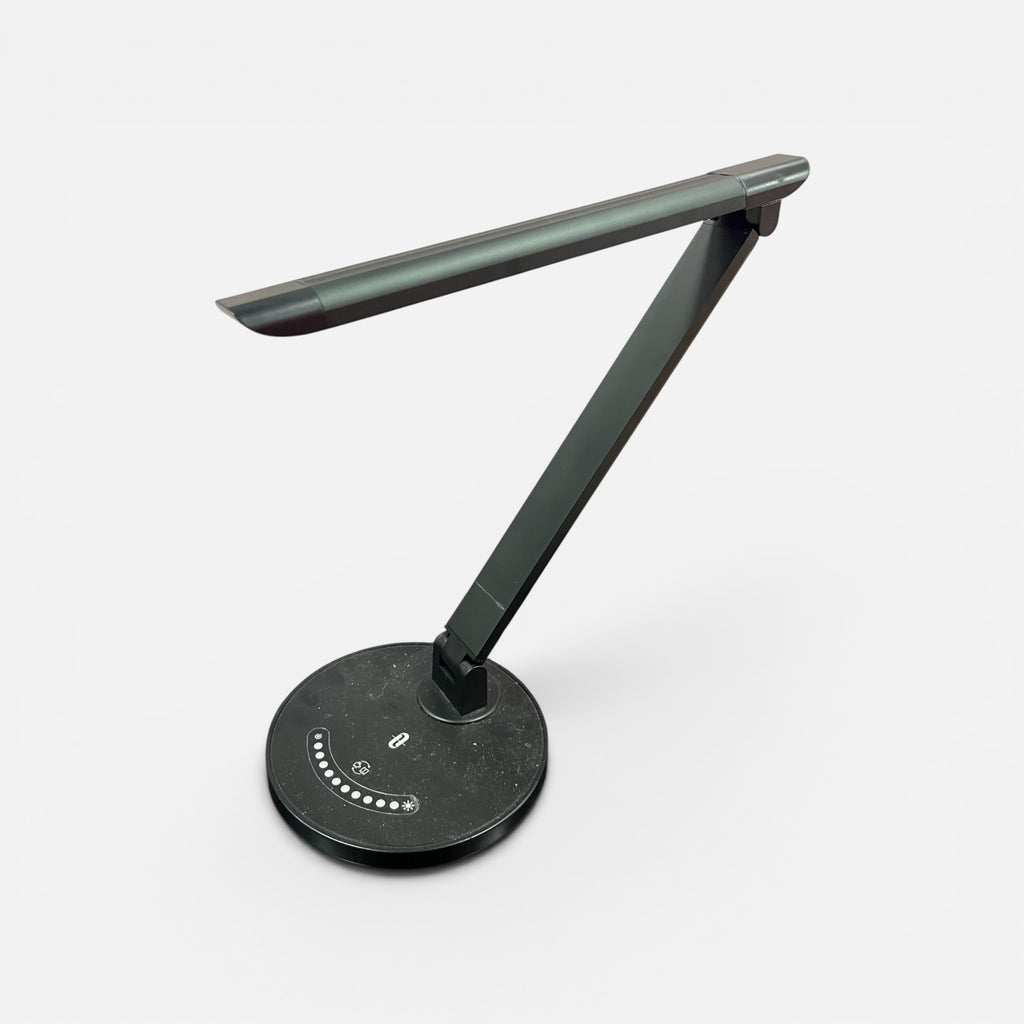 LED Desk Lamp Adjustable Black Touch Swing-Arm 15.75"