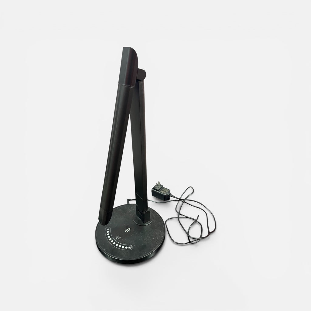 LED Desk Lamp Adjustable Black Touch Swing-Arm 15.75"