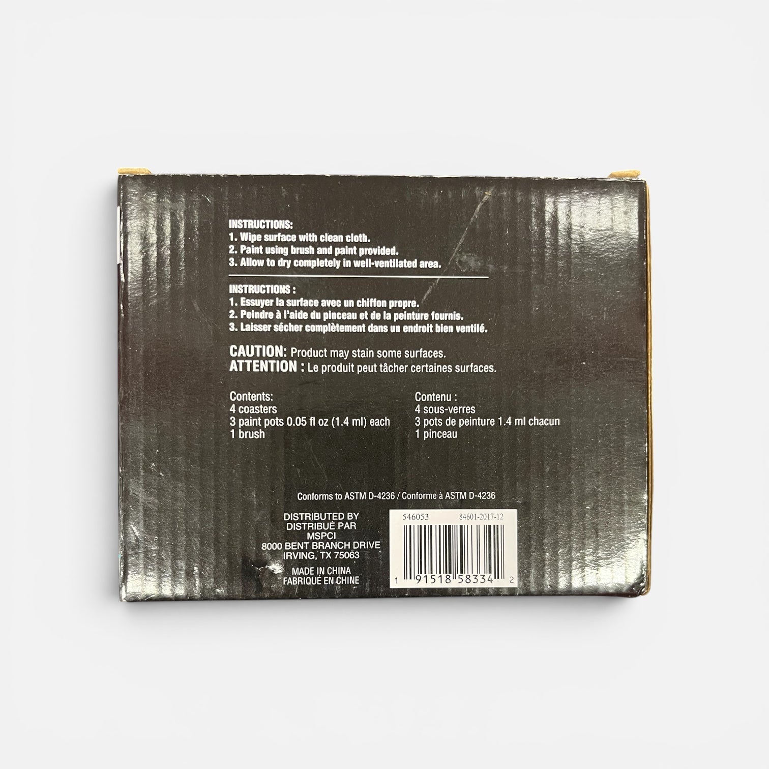 ArtMinds Ceramic Coaster Painting Kit 8pc