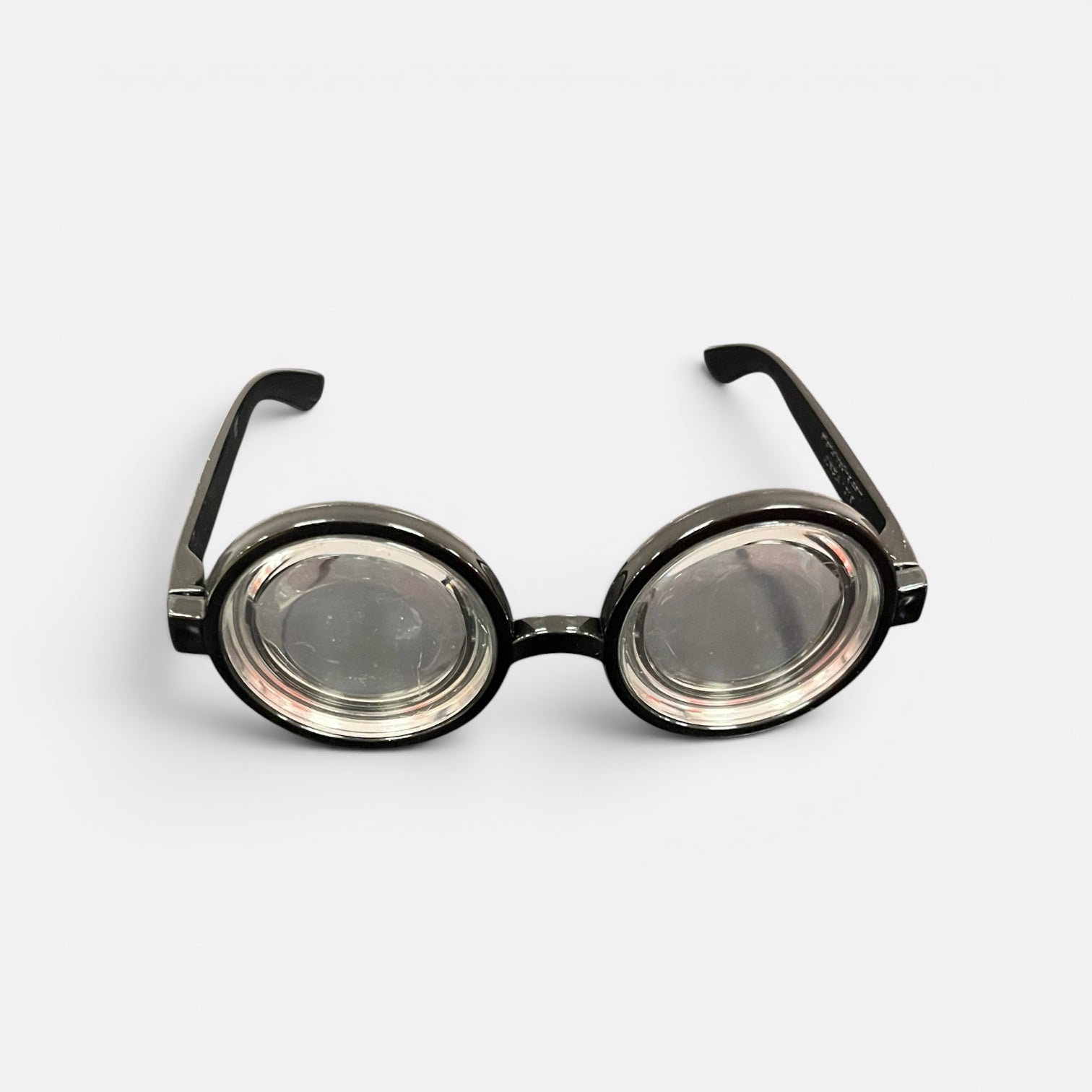 "Bug Eye" Distortion Glasses Funny Magnifying Alien Costume Cosplay Clear Lenses