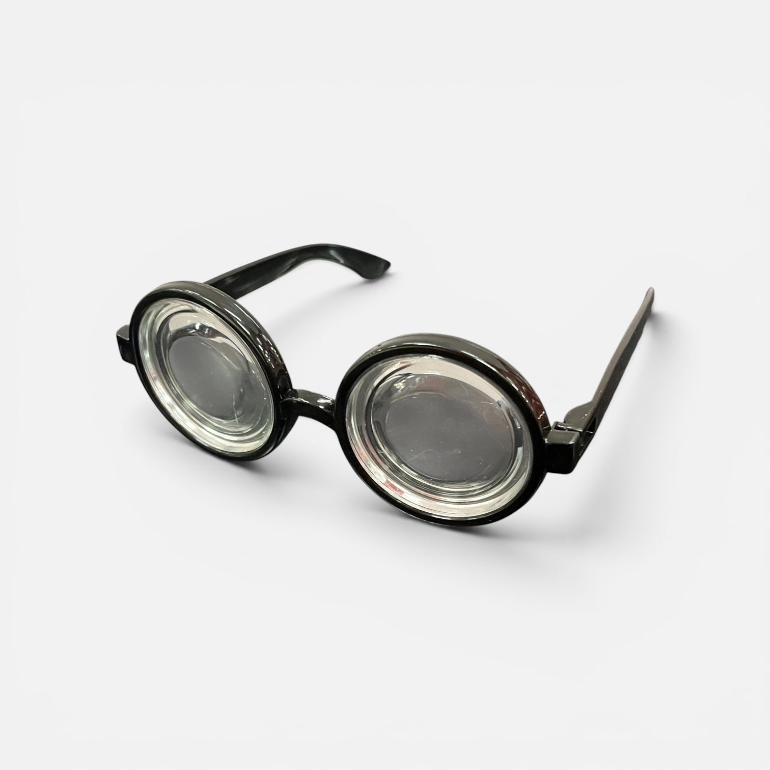 "Bug Eye" Distortion Glasses Funny Magnifying Alien Costume Cosplay Clear Lenses