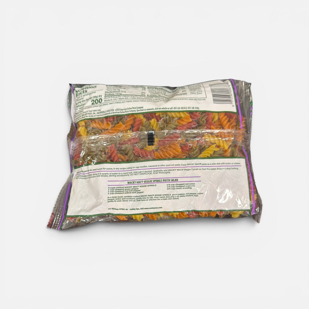Wacky Mac Veggie Spirals 12oz