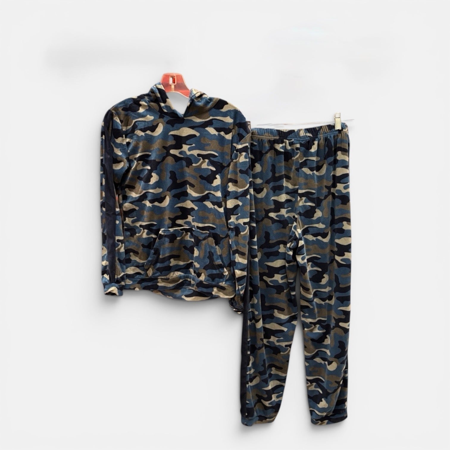 Kids Camouflage Pajama Set Size: L(14-16)