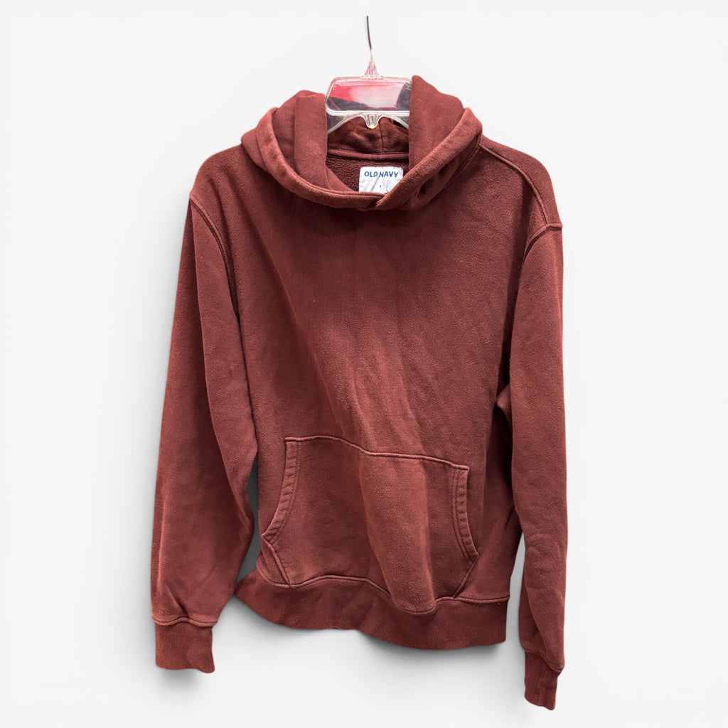 Old Navy Men's Washed Red Hoodie Size: S