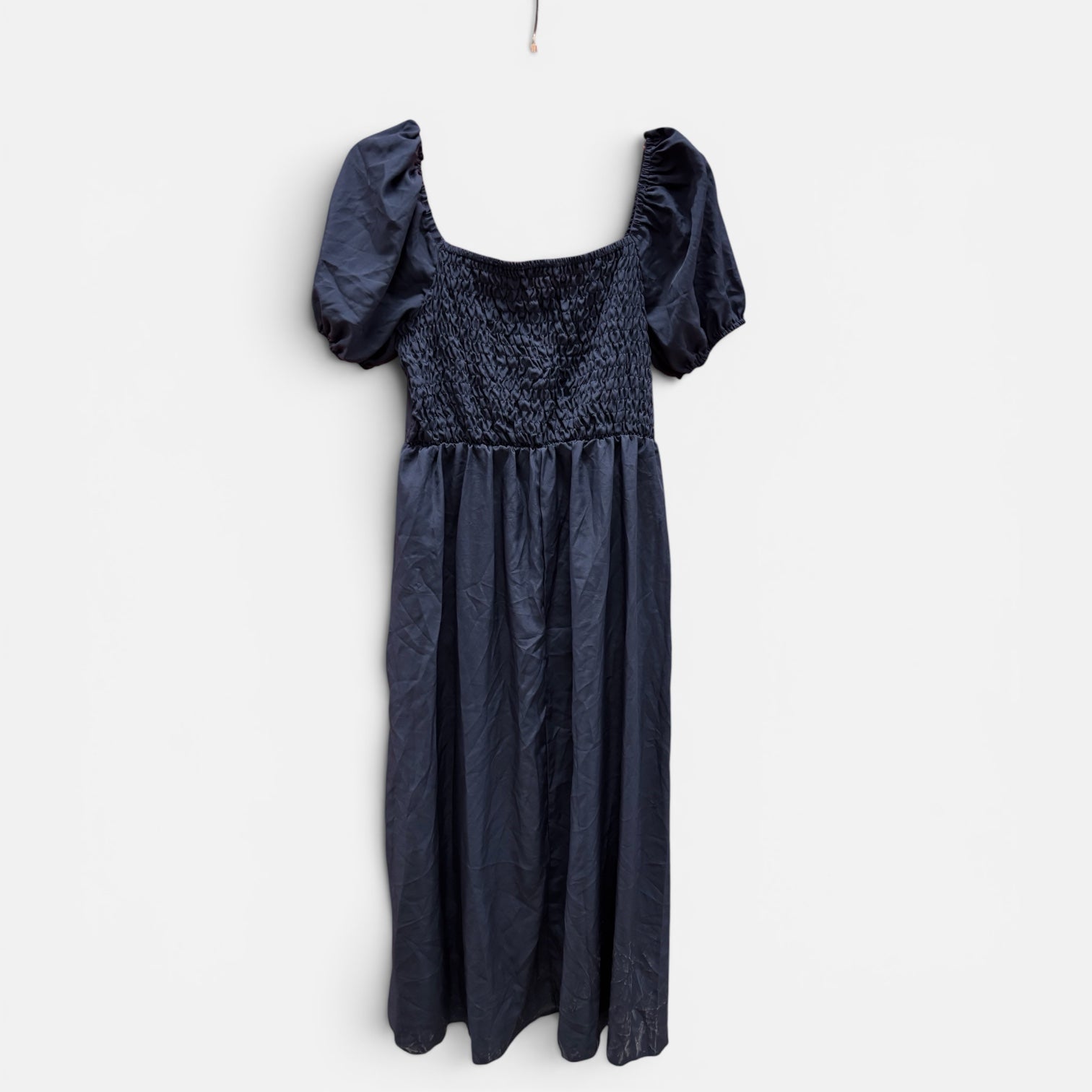 Navy Poplin Maxi Dress Size: M