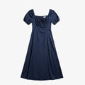 Navy Poplin Maxi Dress Size: M