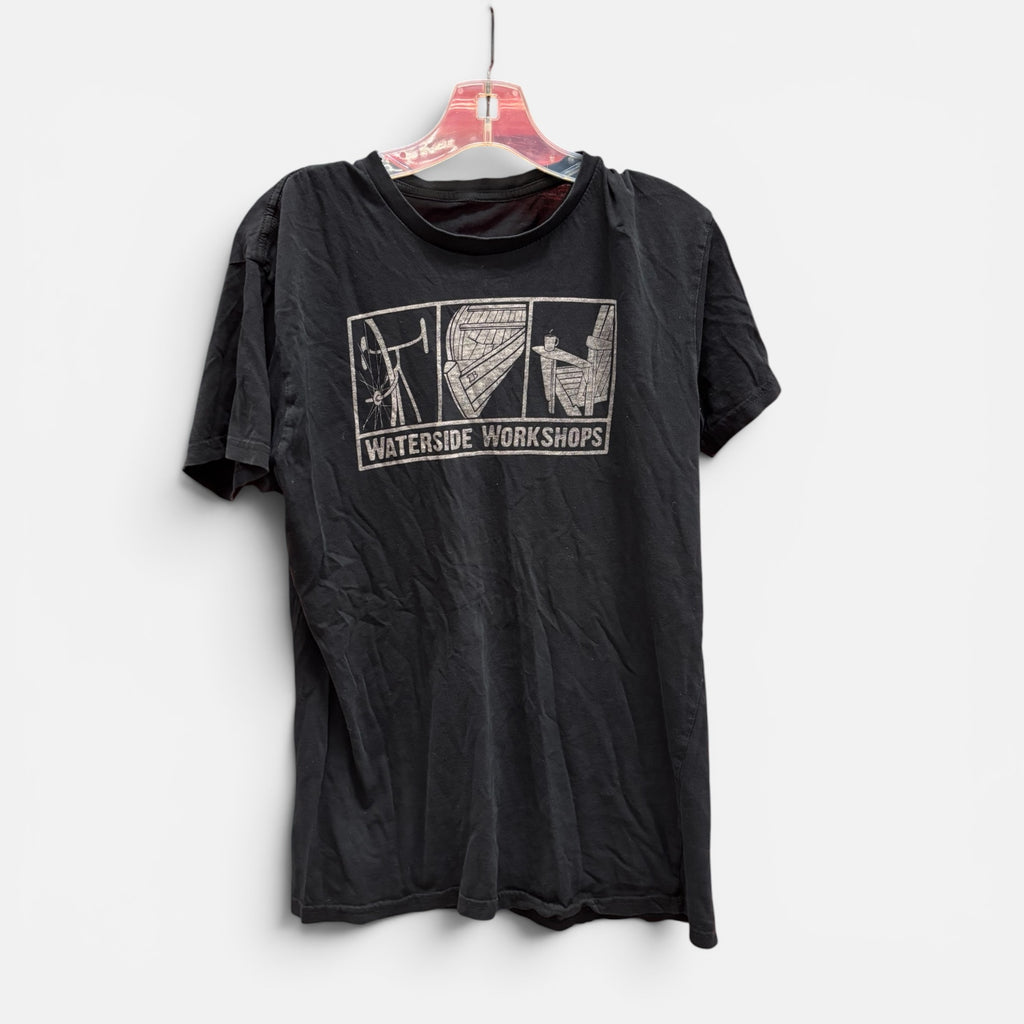 Waterside Workshops in Berkeley Black Graphic T-Shirt Size:L