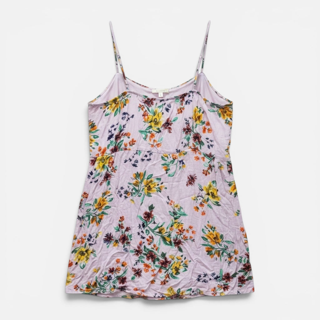 Xhilaration Floral Lavender Summer Dress Size: M