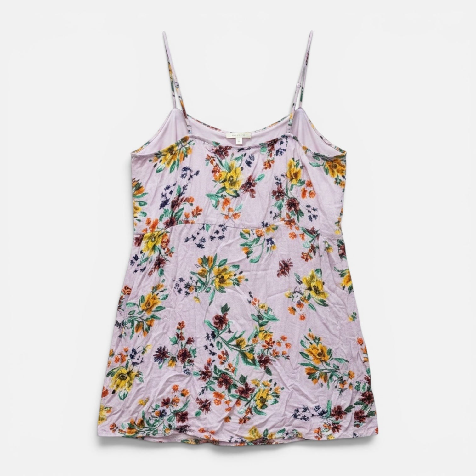 Xhilaration Floral Lavender Summer Dress Size: M