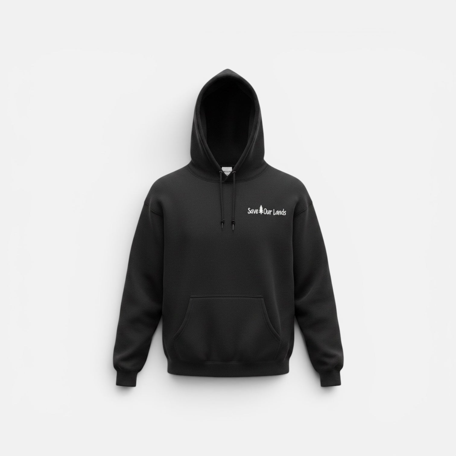 "Save Lands" Graphic Hoodie Size: XL