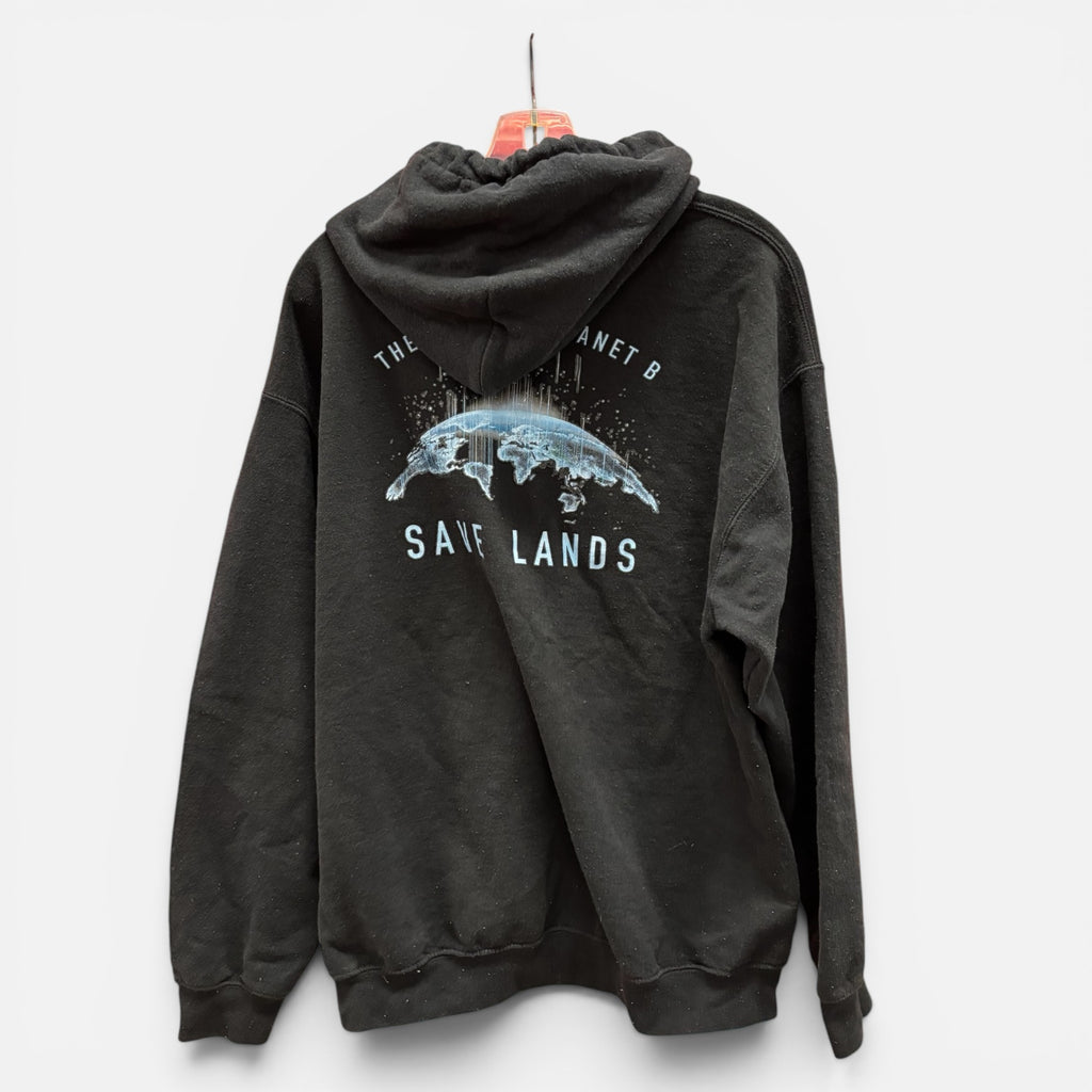 "Save Lands" Graphic Hoodie Size: XL