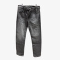 Seven For All Mankind Men's Faded Black Jeans Straight-Leg Style Size: 33