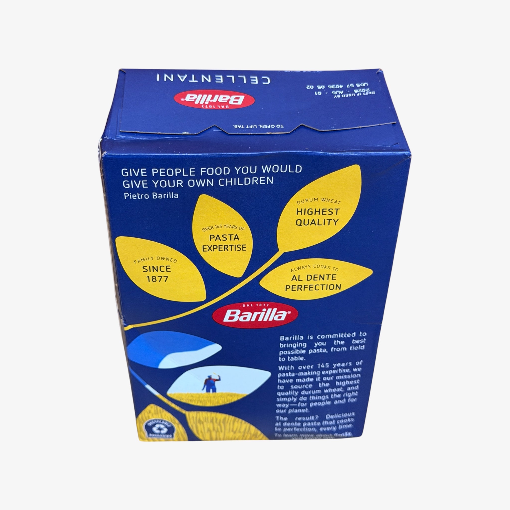 Barilla Classic Cellentani Pasta Box 1 lb