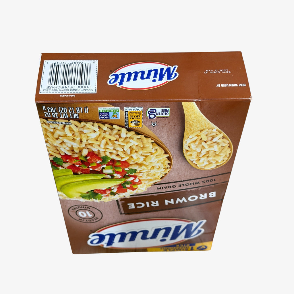 Minute Brown Rice Instant In Box 28 Oz