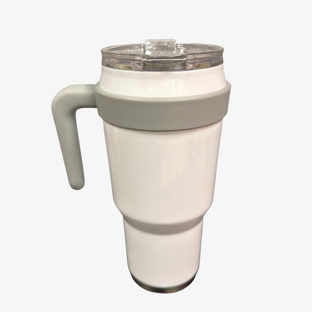 Reduce Cold1 40oz Tumbler with Handle, Stainless Steel, Grey