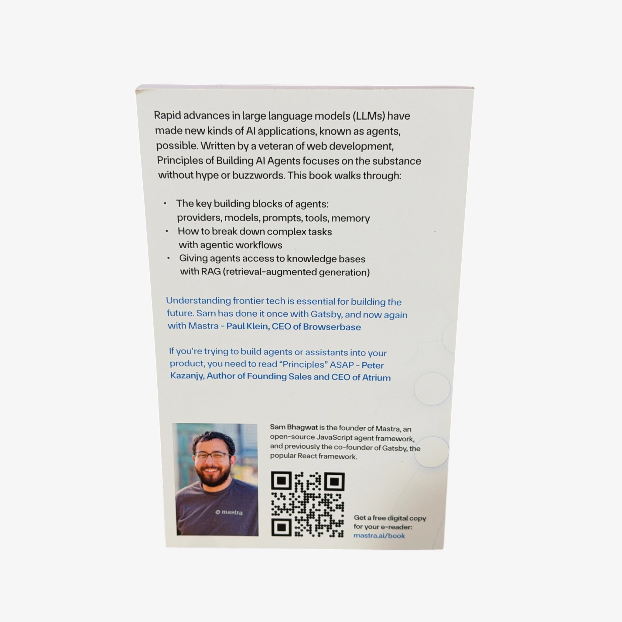 2nd Edition of Principles of Building AI Agents by Sam Bhagwa
