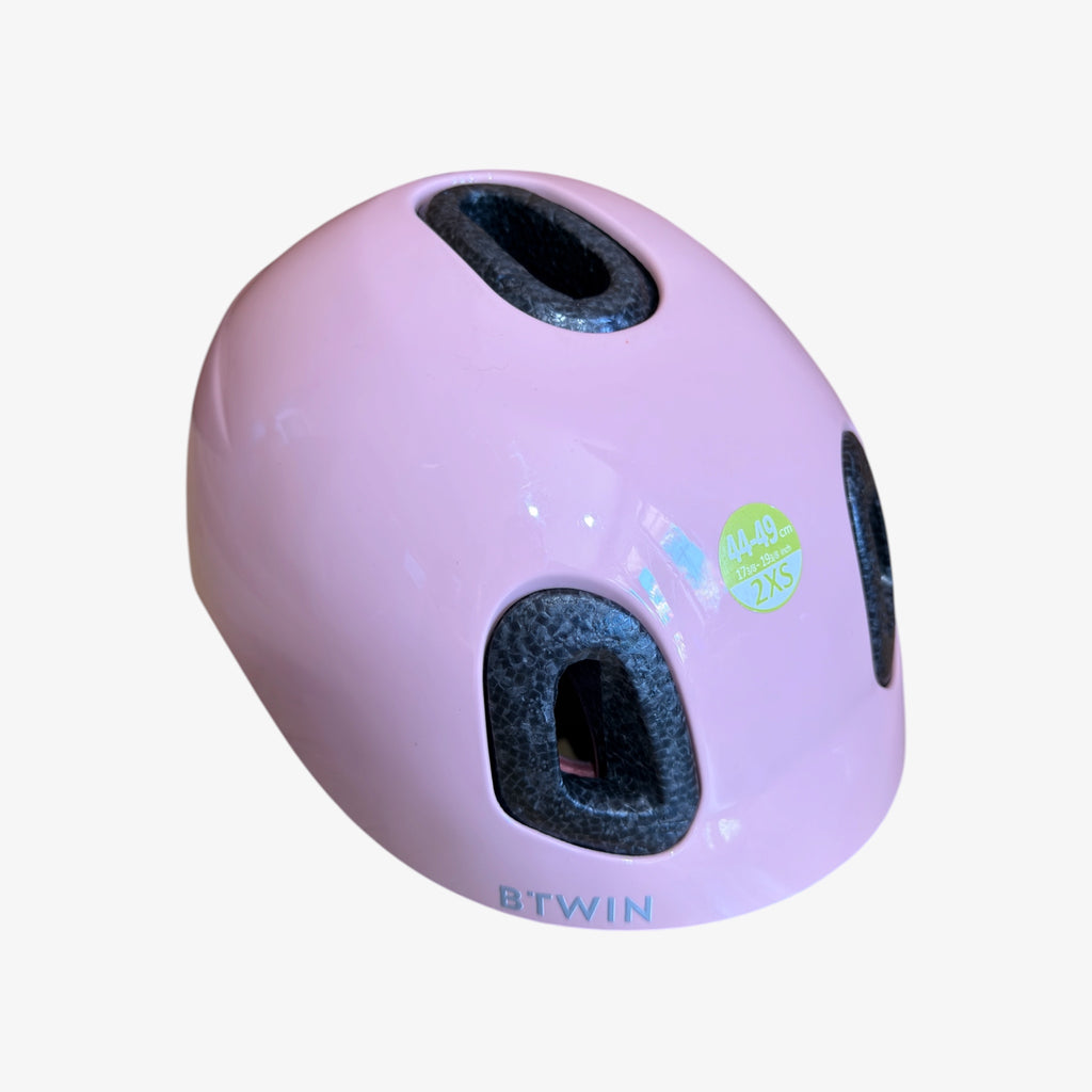 B'Twin kids' Bike Helmet Pink 17 3/8" - 19 3/8"