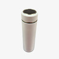 White Stainless Steel Intelligent Vacuum Water Bottle Temperature Sensing Mug for Tea Coffee Hot Cold Drinks 17oz