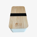 Nature's Soy Bamboo Bento Lunch Set 7 1/4" W x 4 1/8" H x 3 3/4" D