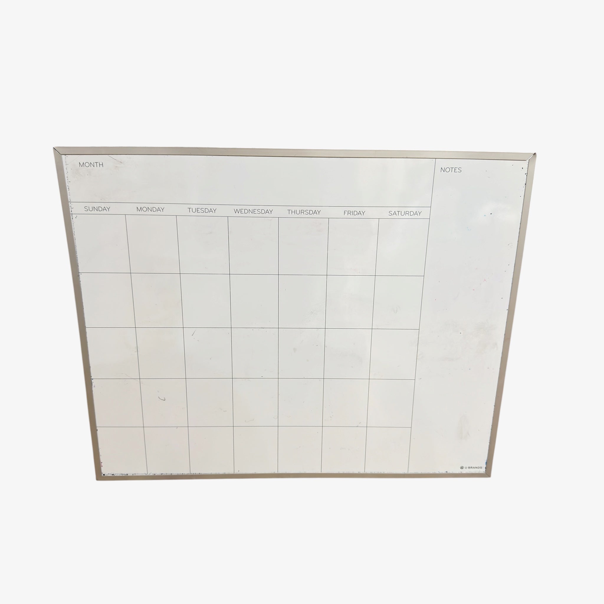U Brands Magnetic Monthly Calendar Dry Erase Board 20" x 16"