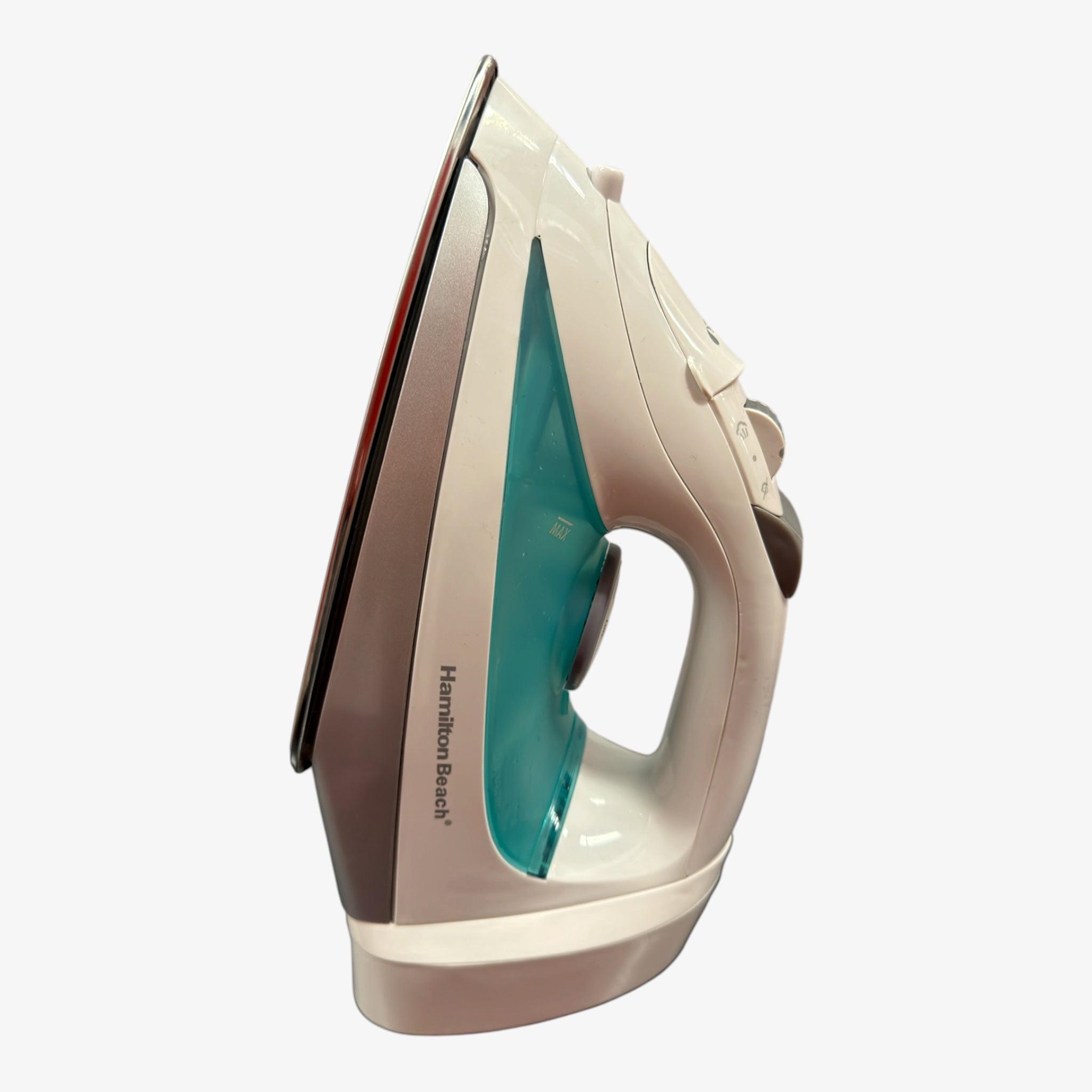Hamilton Beach Retractable Cord Steam Iron (Model 14212) White/Teal