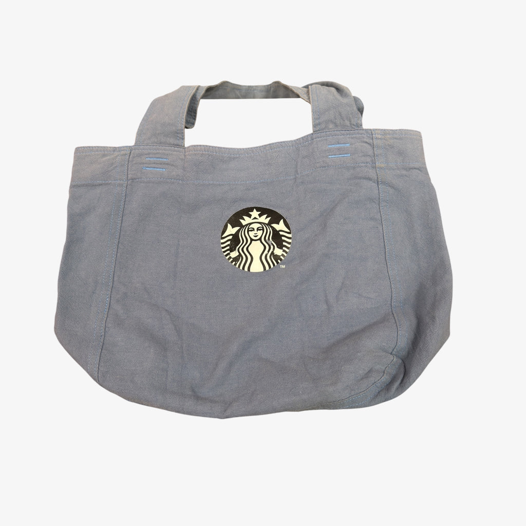 Starbucks Denim Tote Bag 14" x 13"