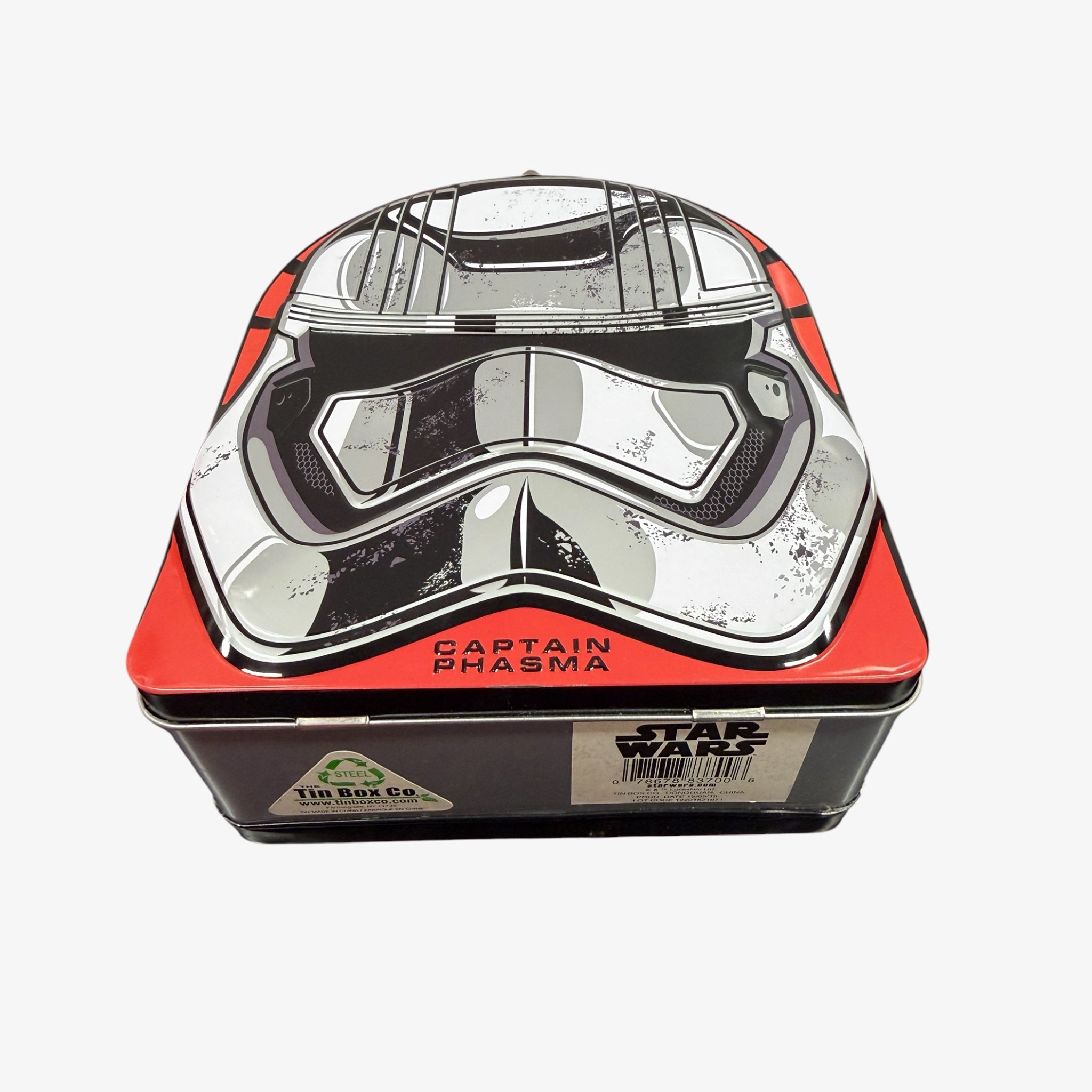 Star Wars Captain Phasma Tin Box Company Metal Lunch Box 8"H