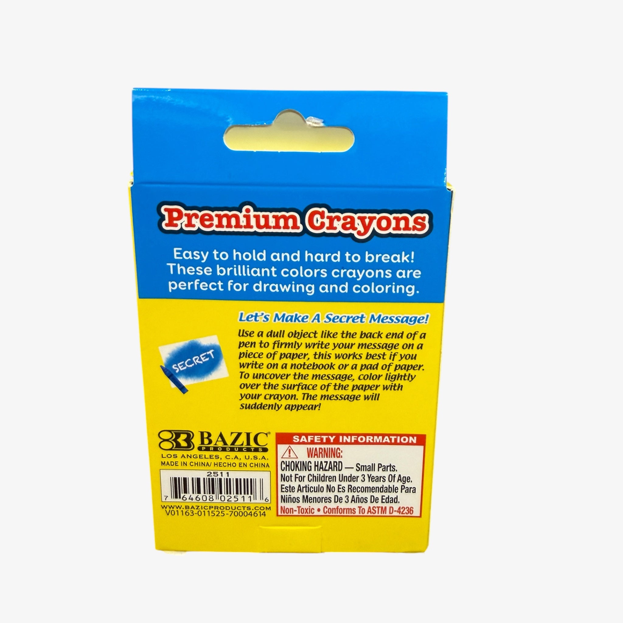 Bazic Premium Crayons, 24 Colors