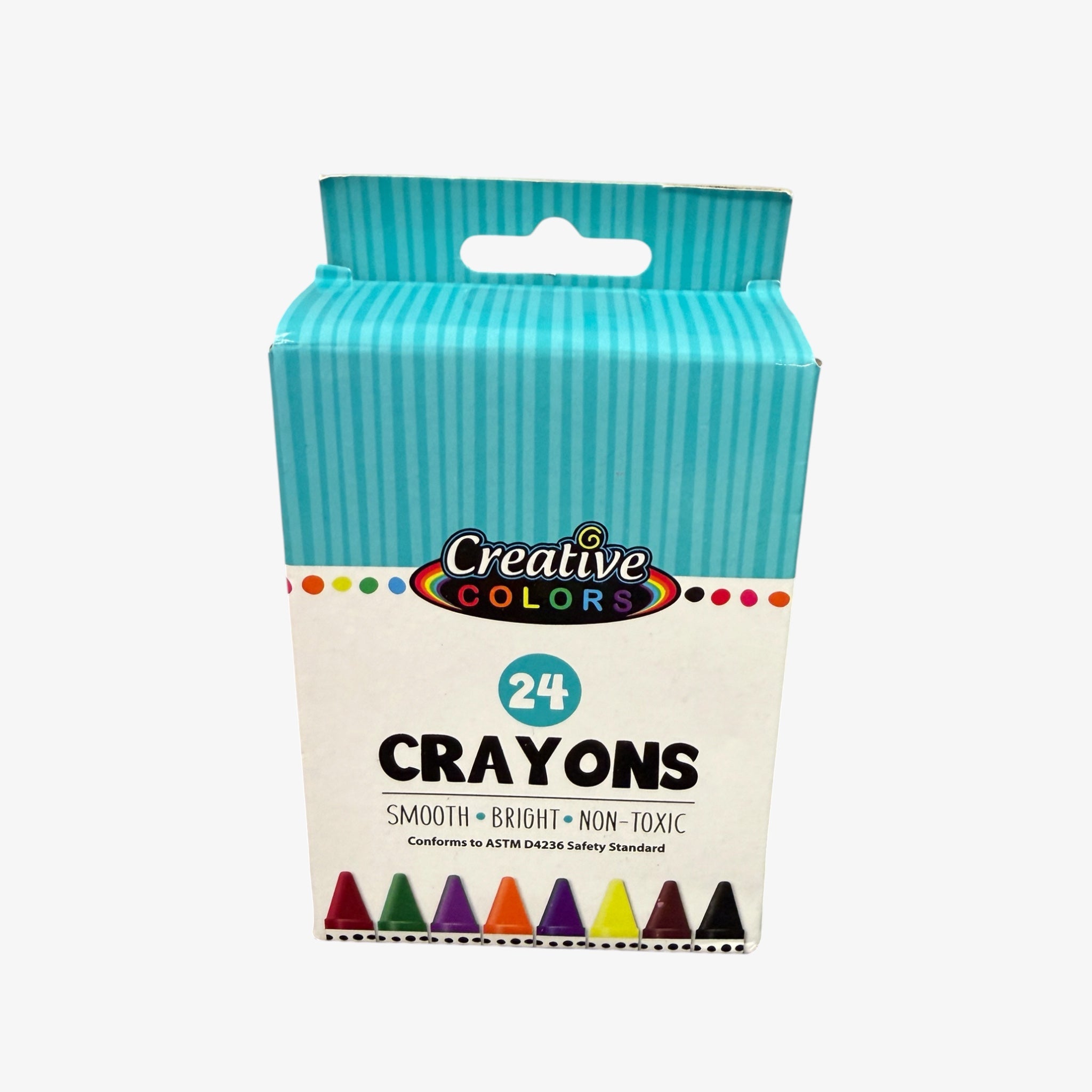 Creative Colors Crayons 24 Assorted Color