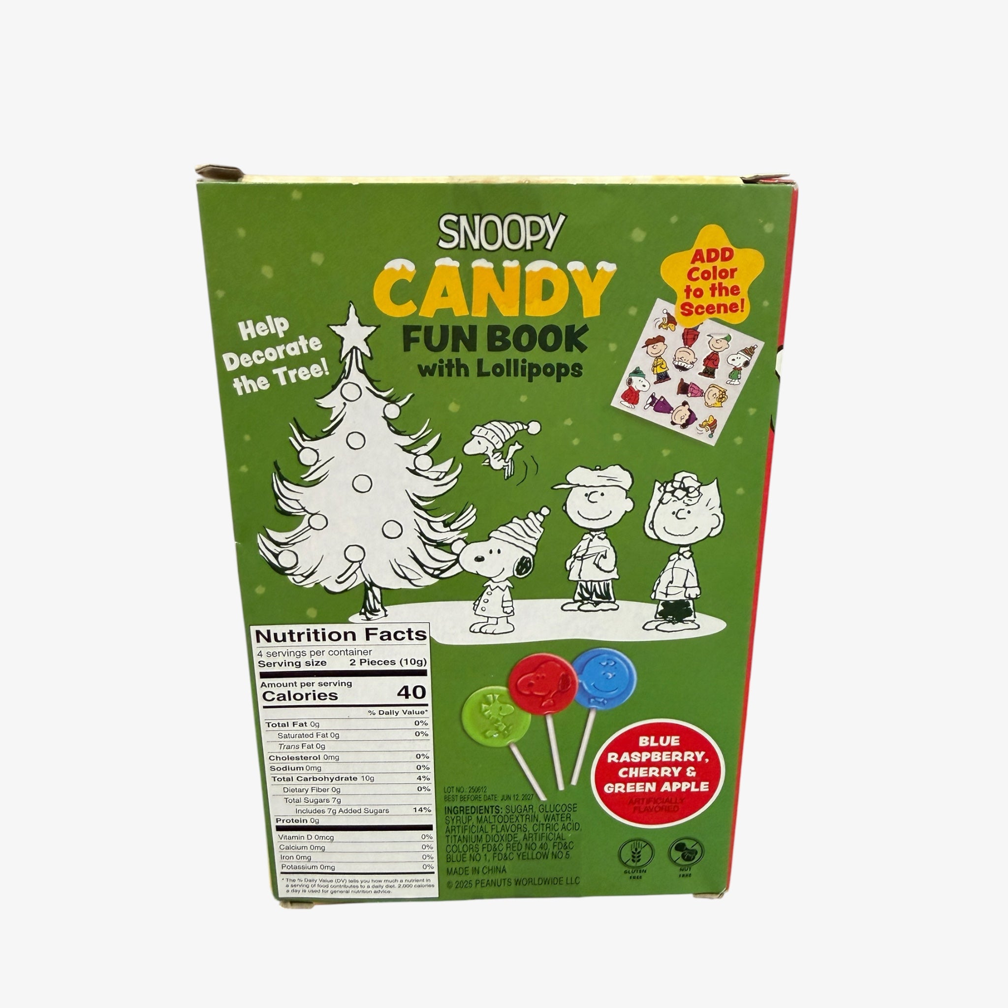 Snoopy Candy Fun Book With Lollipops 1.4oz