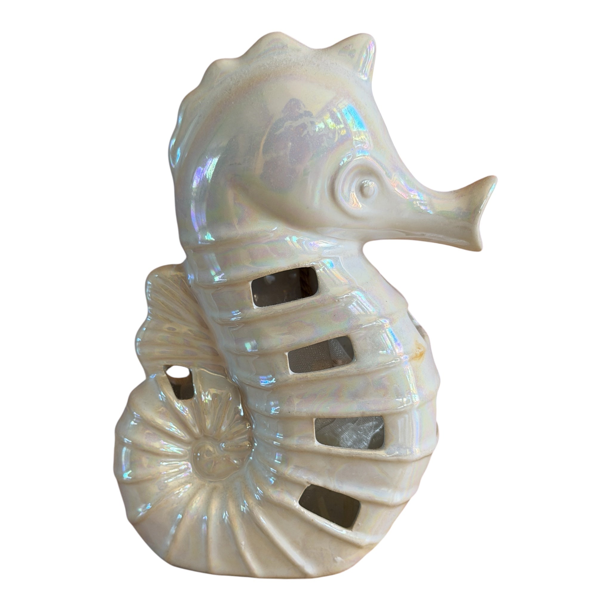 GC Naturals Sea Horse Figurine Potpourri Holder Sachet 6”H