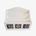 Wooden Desk Organizer 12"L x 7"W x 10"H
