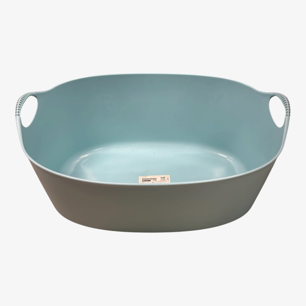 TORKIS Flexible Laundry Basket Pale Blue 9 gallon